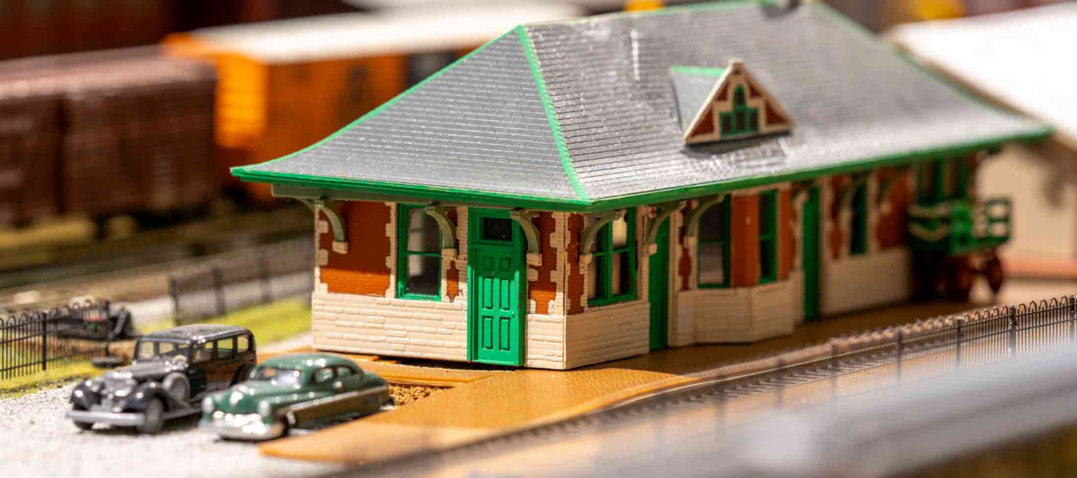 Model Railroad at the Sturgis Historical Museum in Sturgis, Michigan